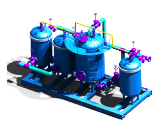 胺液三级过滤系统 